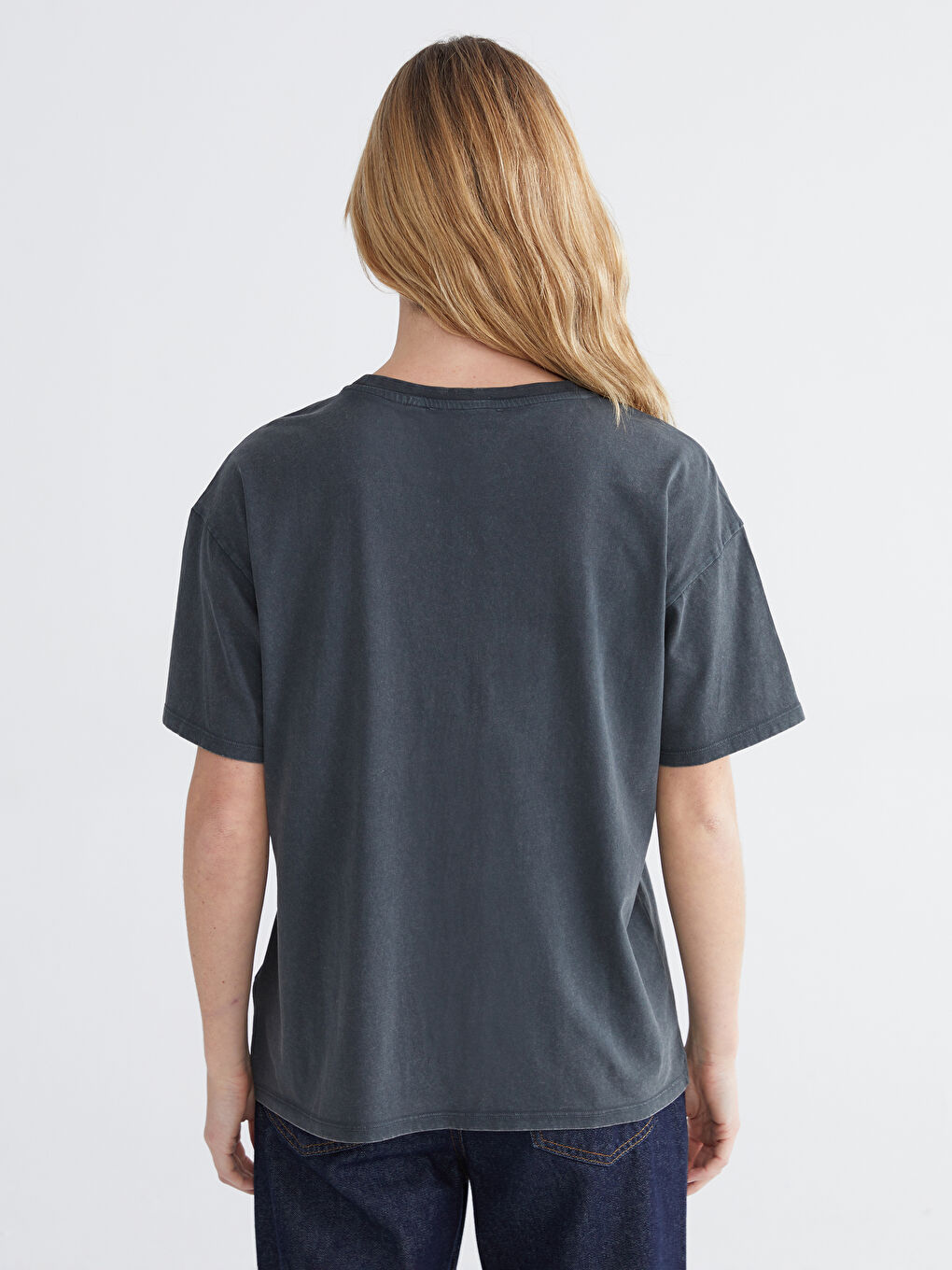 Minnie Mouse Print Crew Neck Women's T-Shirt-3