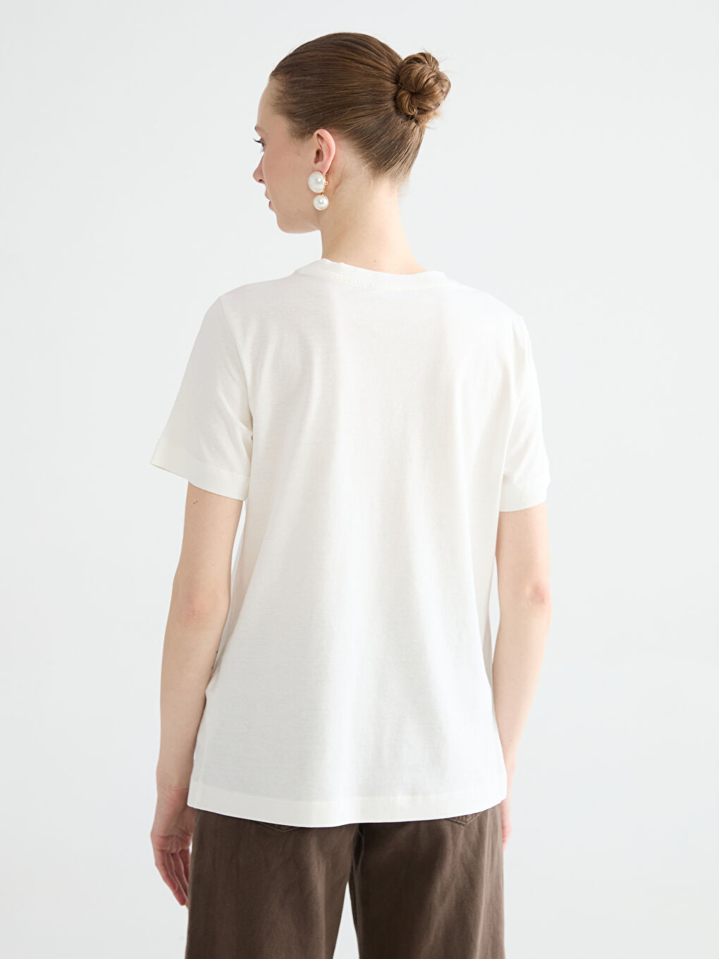 Әйелдер сұрғыштау-қою сары Футболка-3