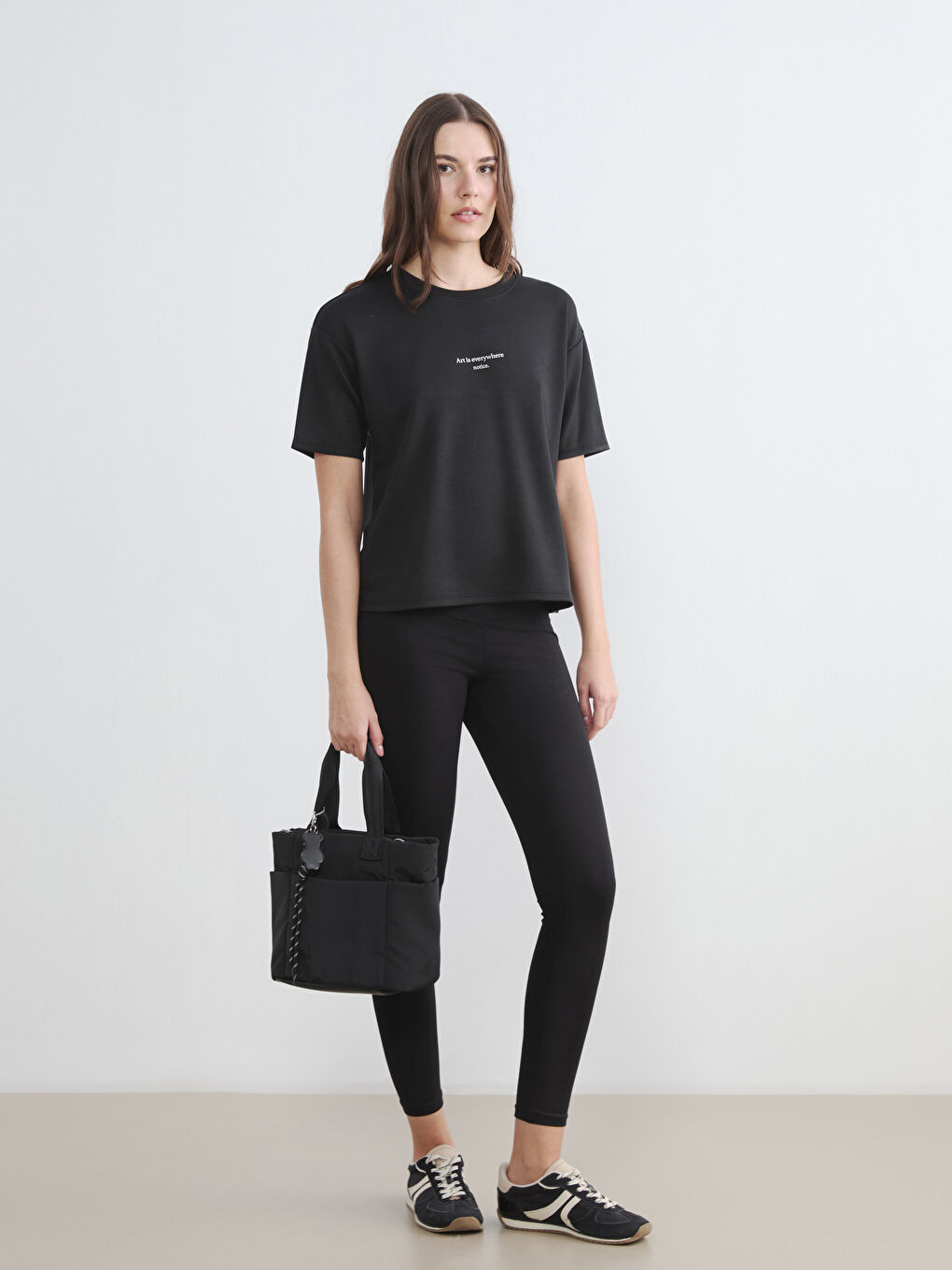 Woman BLACK T-Shirt-1