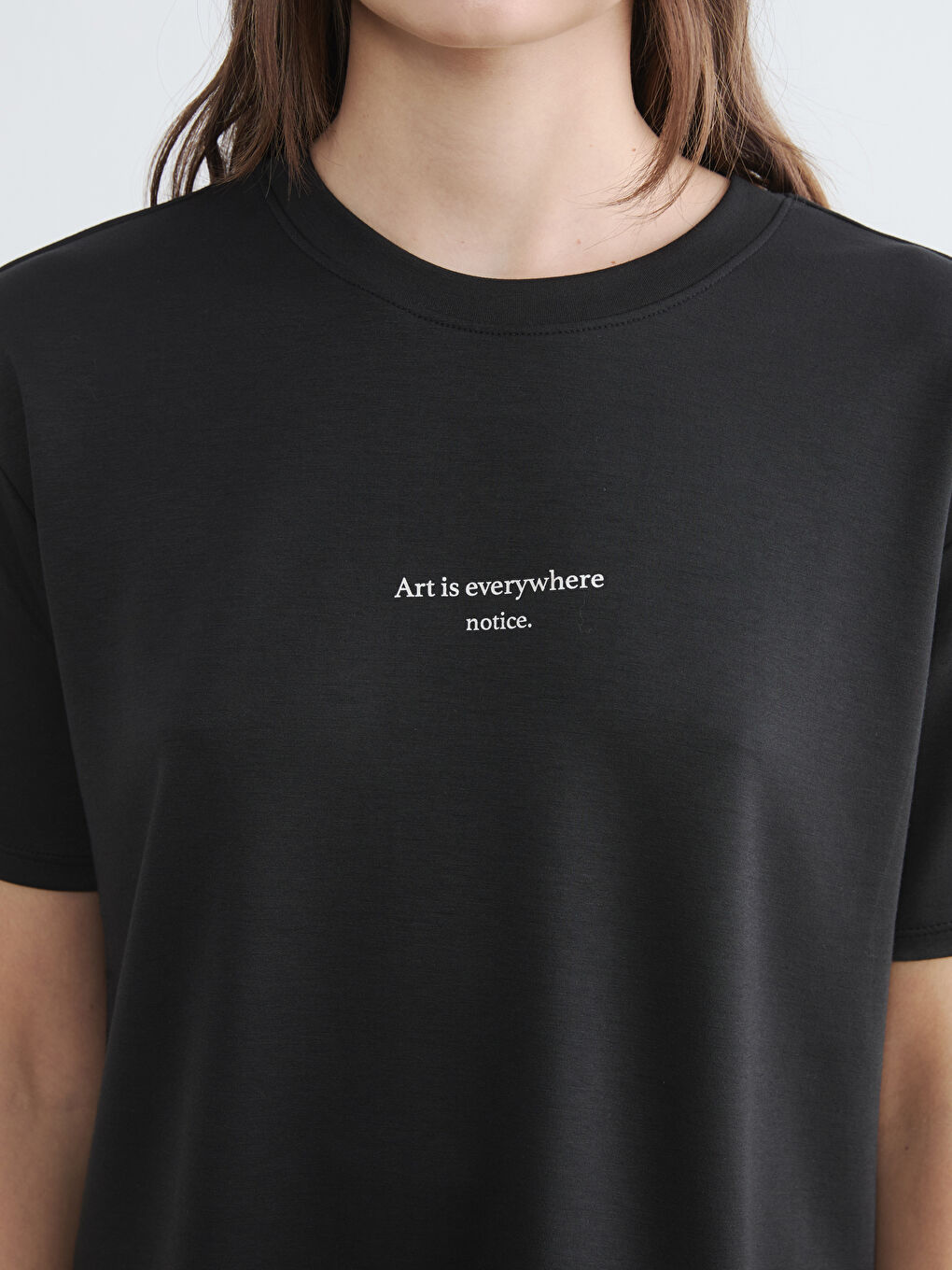 Woman BLACK T-Shirt-2