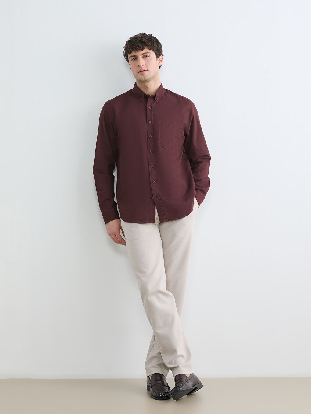 بنطلون رياضي رجالي بقصة عادية