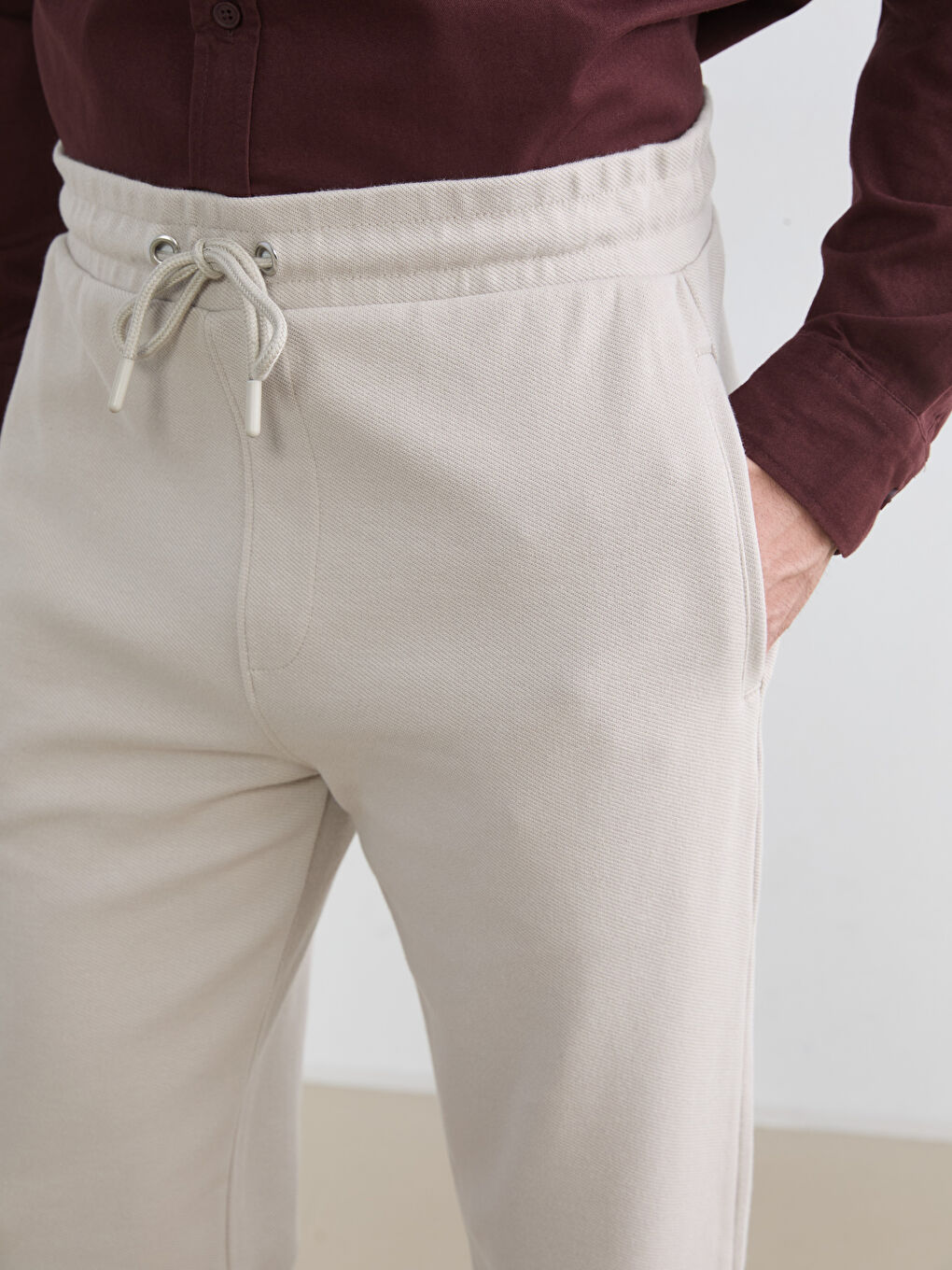 بنطلون رياضي رجالي بقصة عادية-2