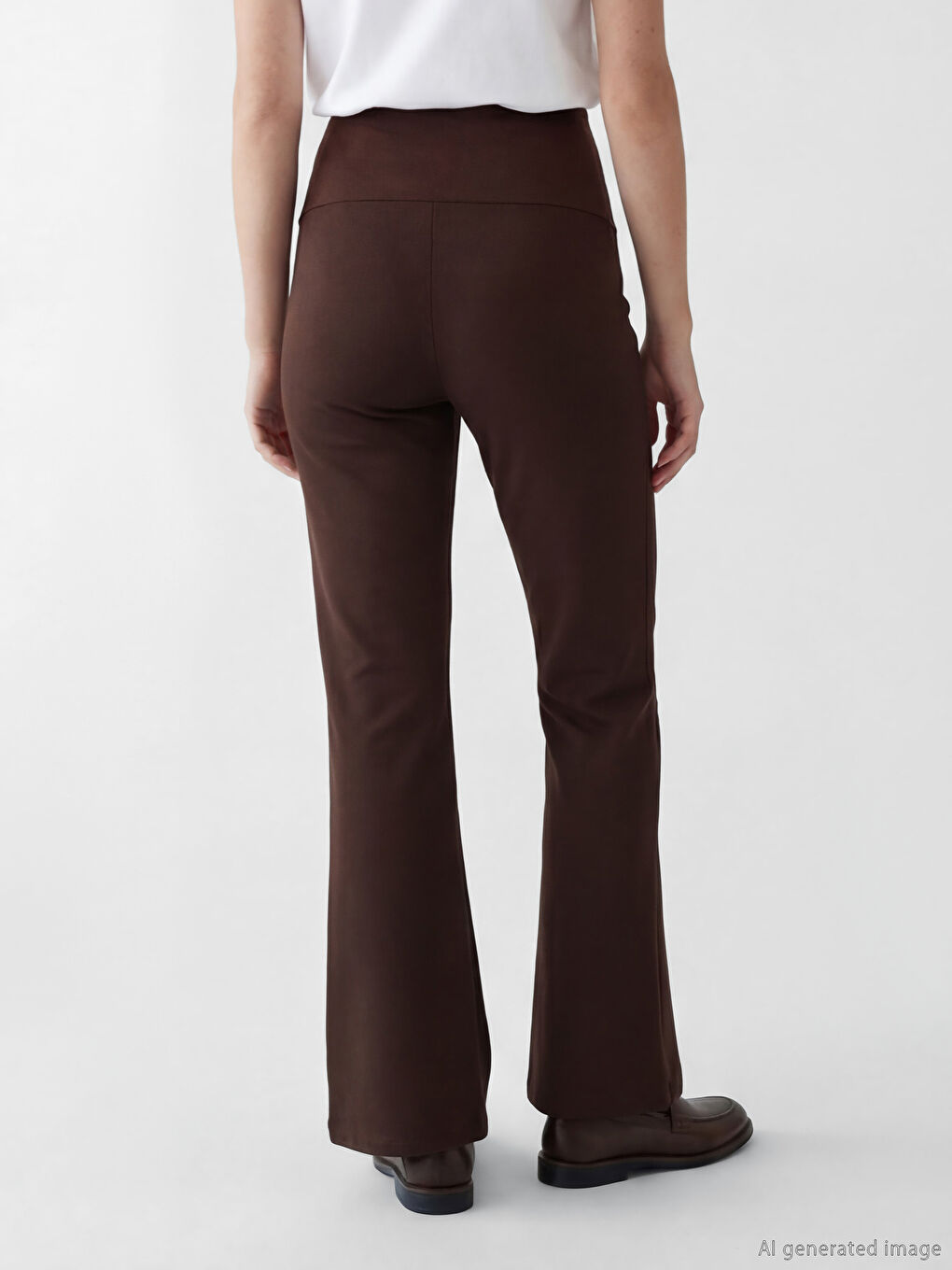 Helanke za trudnice sa širokim nogavicama preko stomaka-2