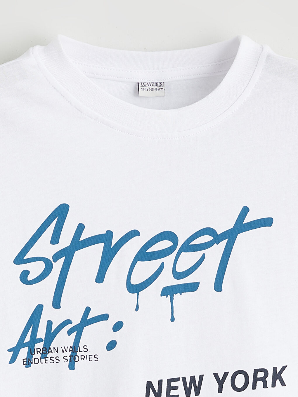 Crew Neck Printed Boys' T-Shirt-1