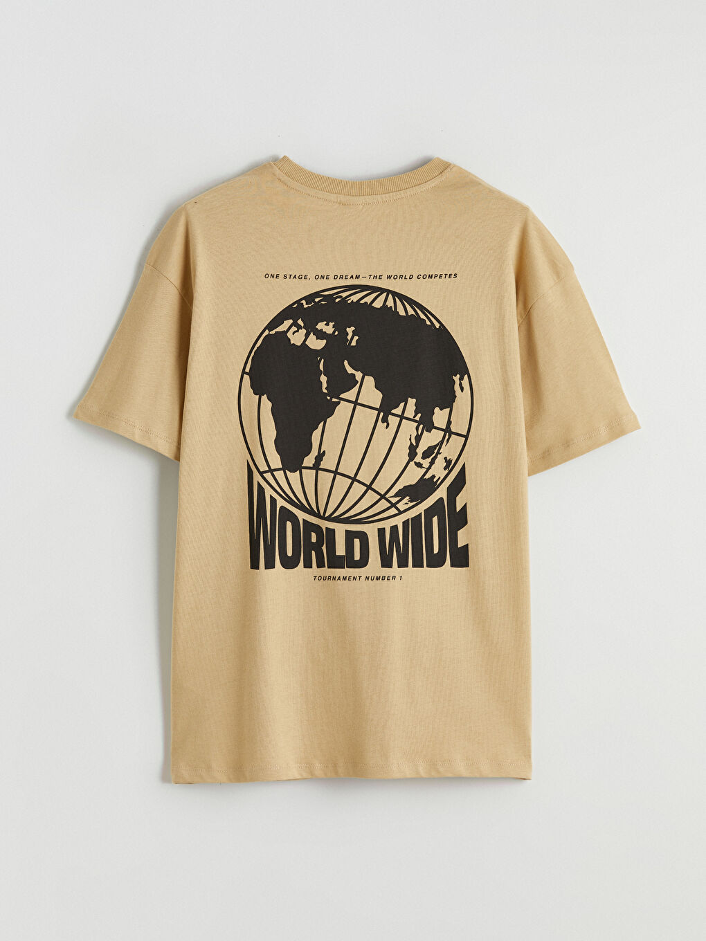 Crew Neck Printed Boys' T-Shirt-3