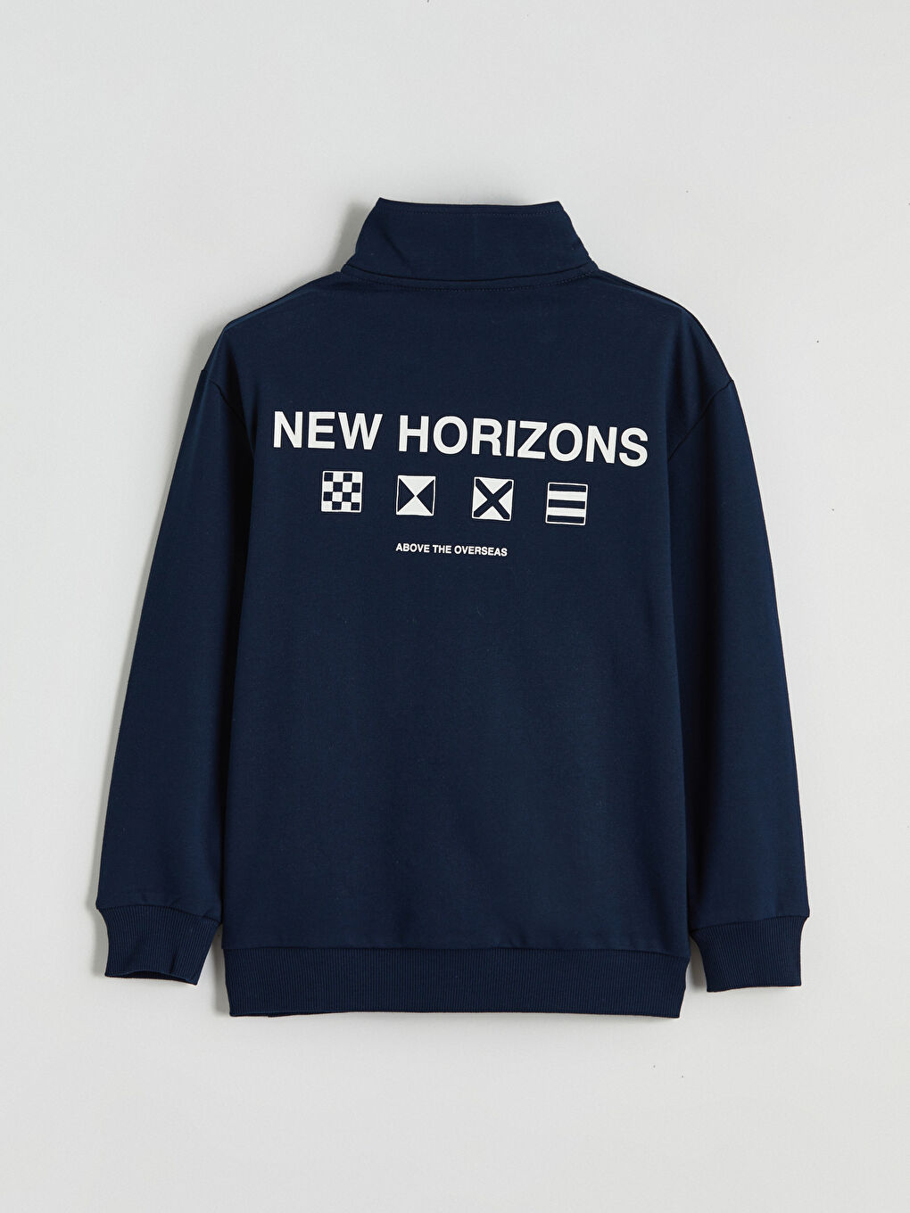 سويت شيرت ياقة قمع للأولاد-3