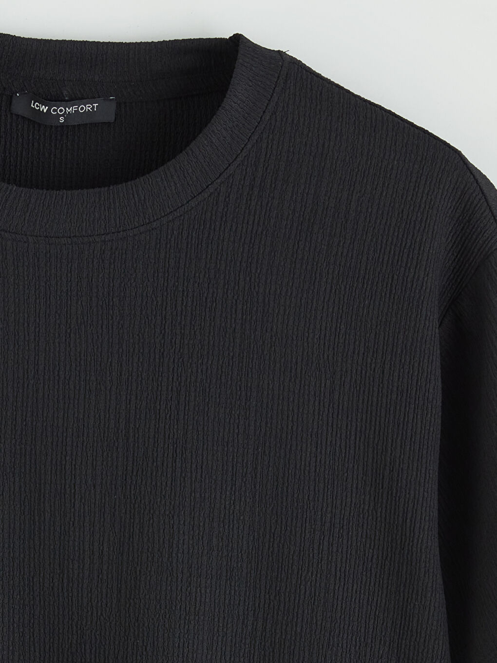 Женщины Черный Футболка-6