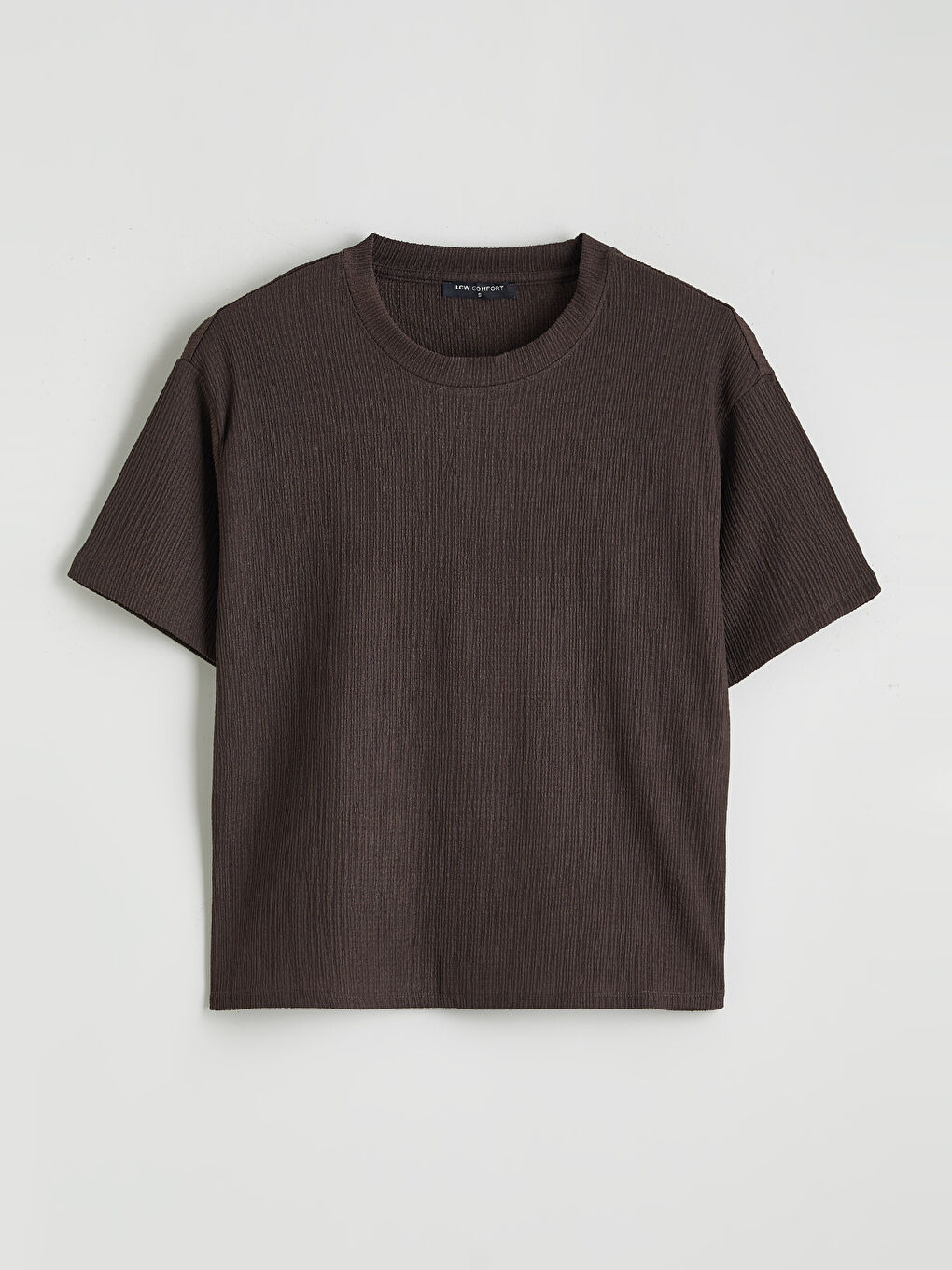 Женщины Коричневый Футболка-4