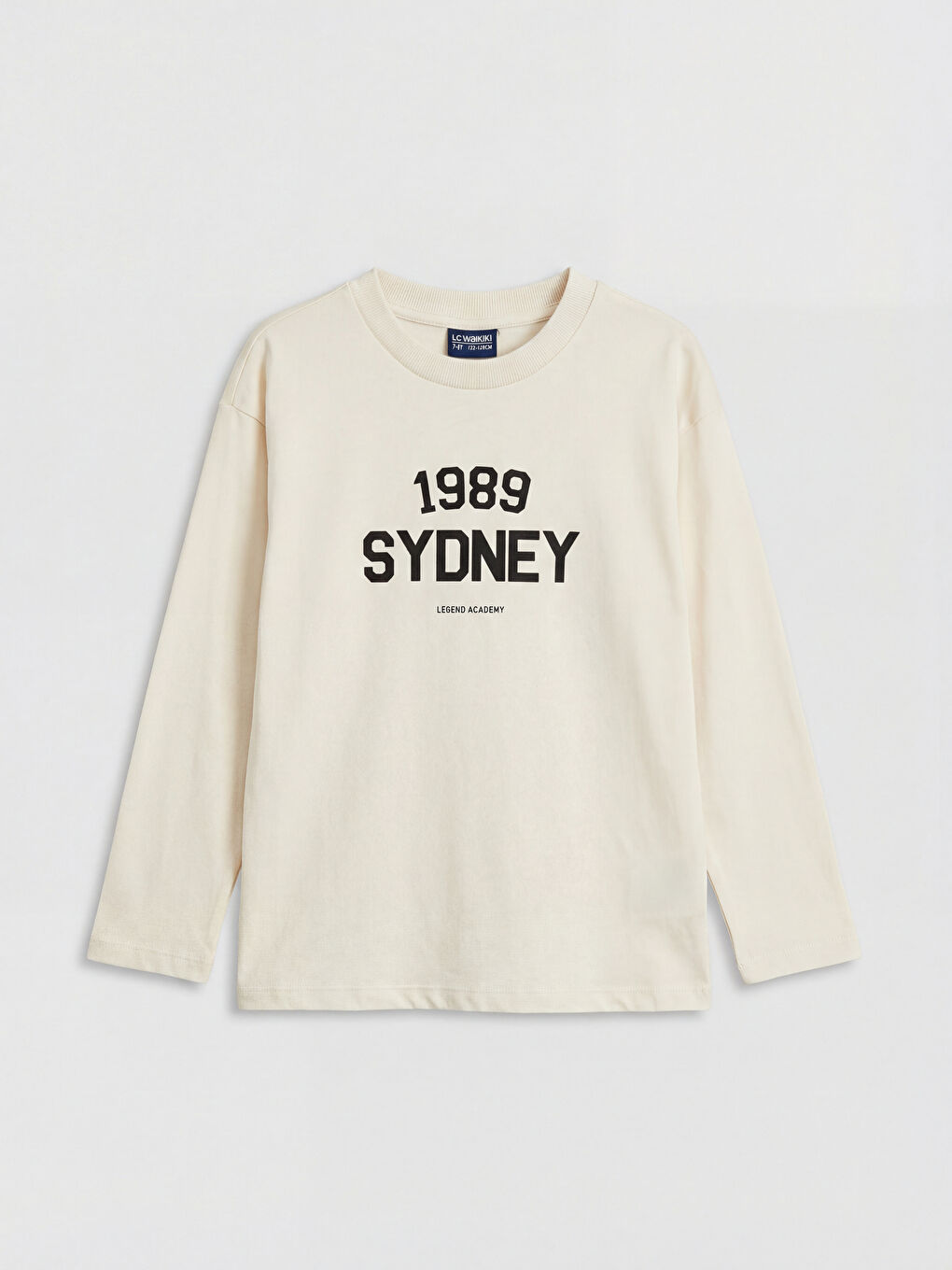 T-shirt à manches longues pour garçons à col rond