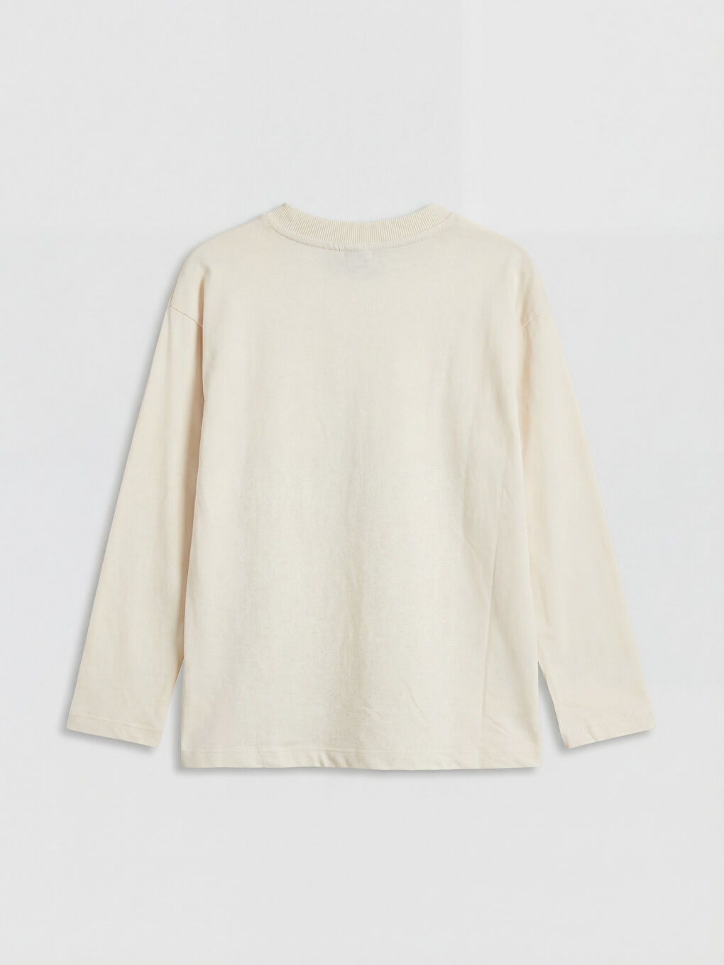 T-shirt à manches longues pour garçons à col rond-1