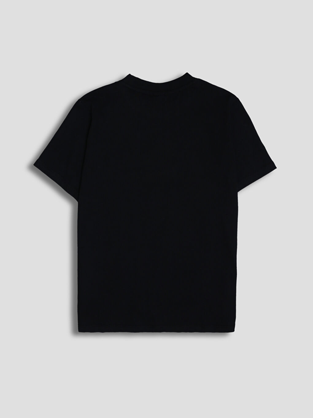 Crew Neck Basic Boys' T-Shirt-1