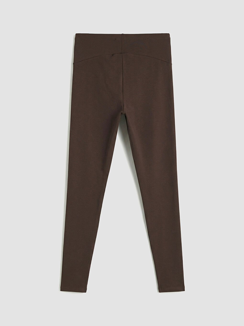 Kahverengi Karın Panelli Hamile Tayt	-1