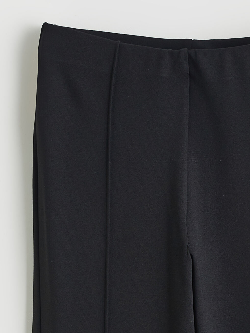 High Waisted Flared Women's Trousers-5