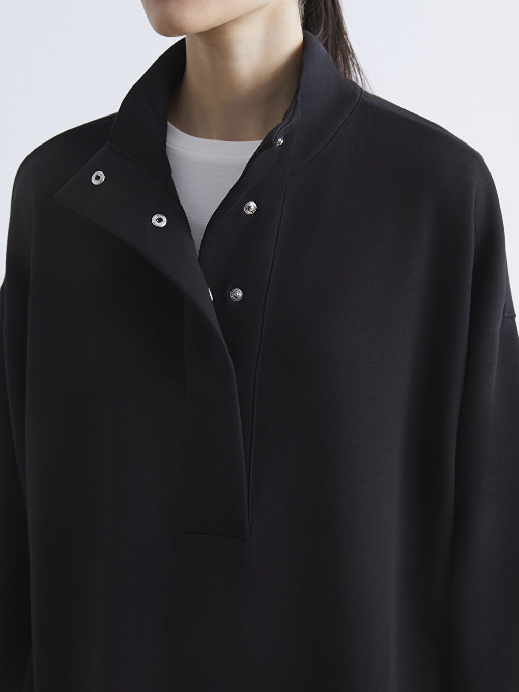 Soft Touch Oversized Women's Sweatshirt Tunic-2