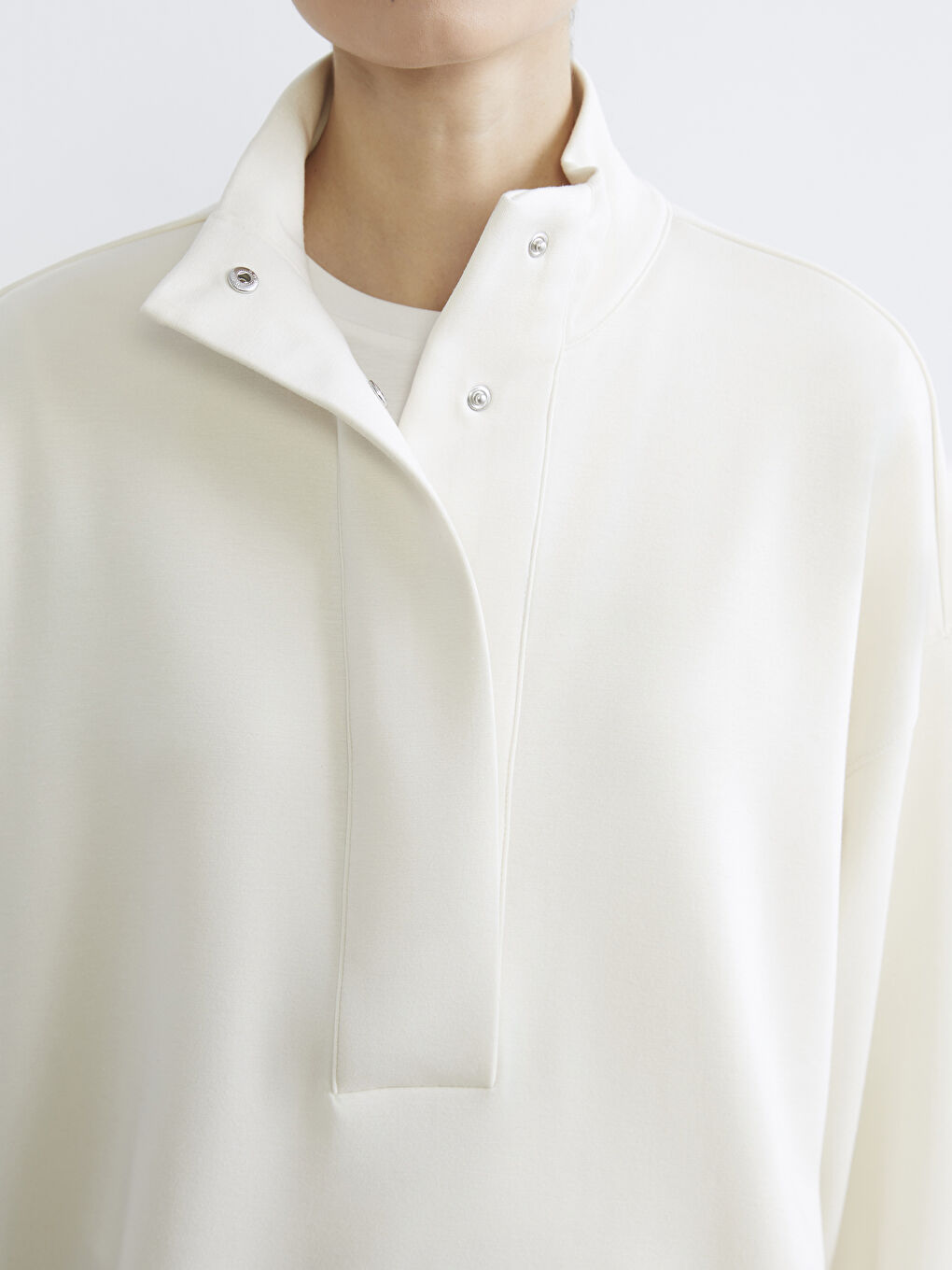 تونيك كنزة رياضية بيج امرأة-2