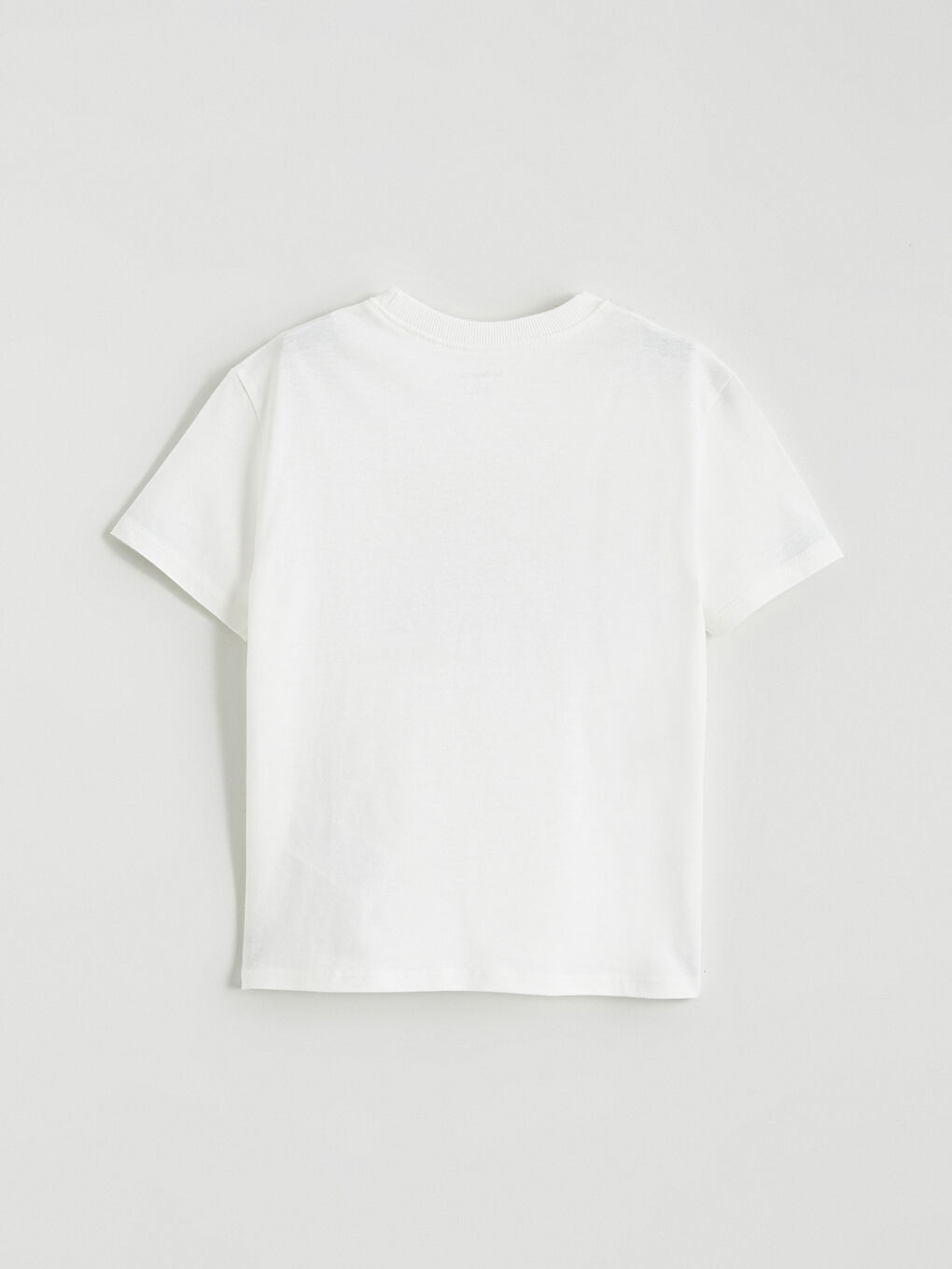 Ekru Araba Baskılı Erkek Çocuk Tişört-2