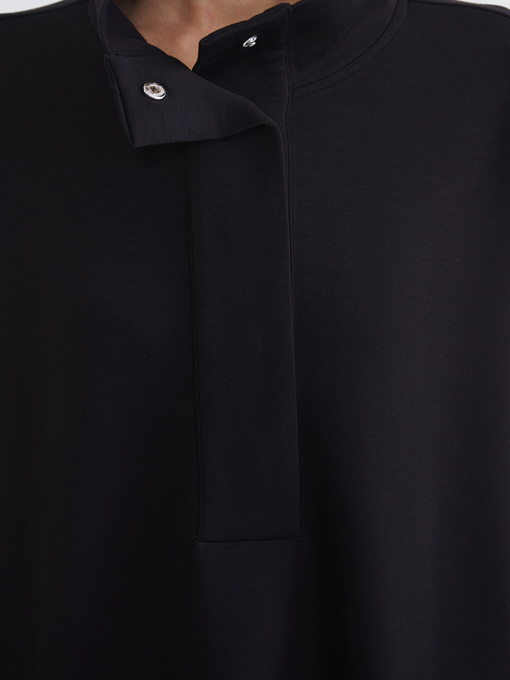 تونیکی سویتشێرت ڕه‌ش ژن-2