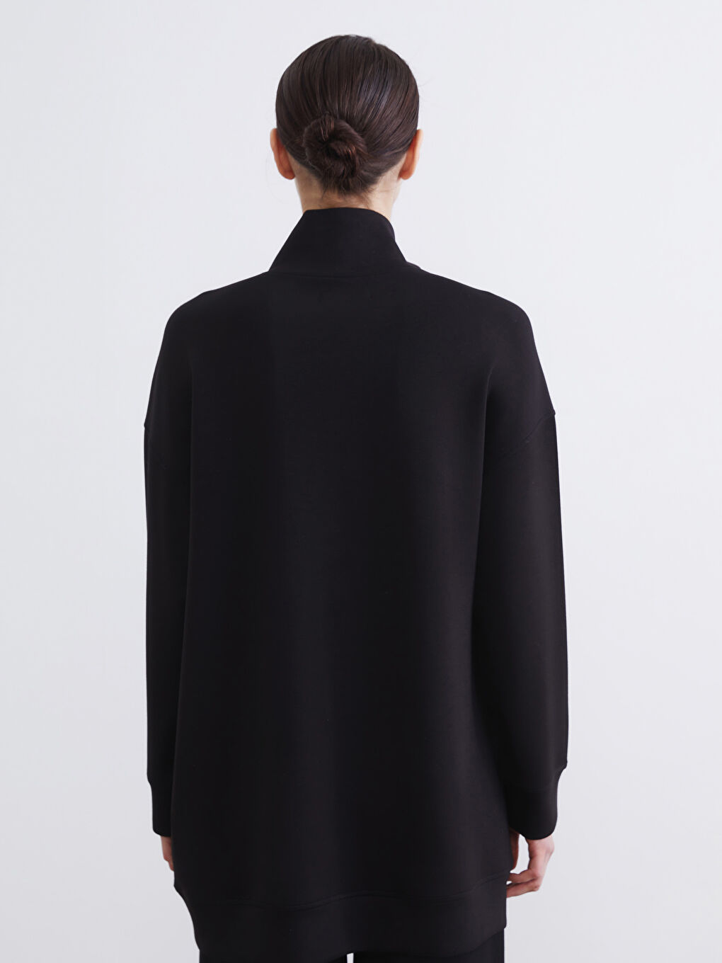 تونیکی سویتشێرت ڕه‌ش ژن-3