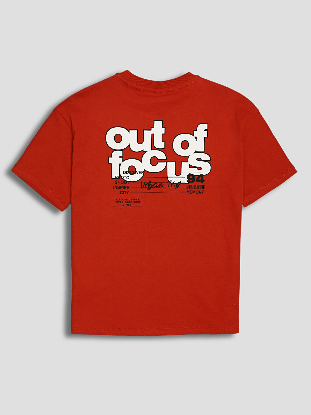 Crew Neck Boys' T-Shirt-1