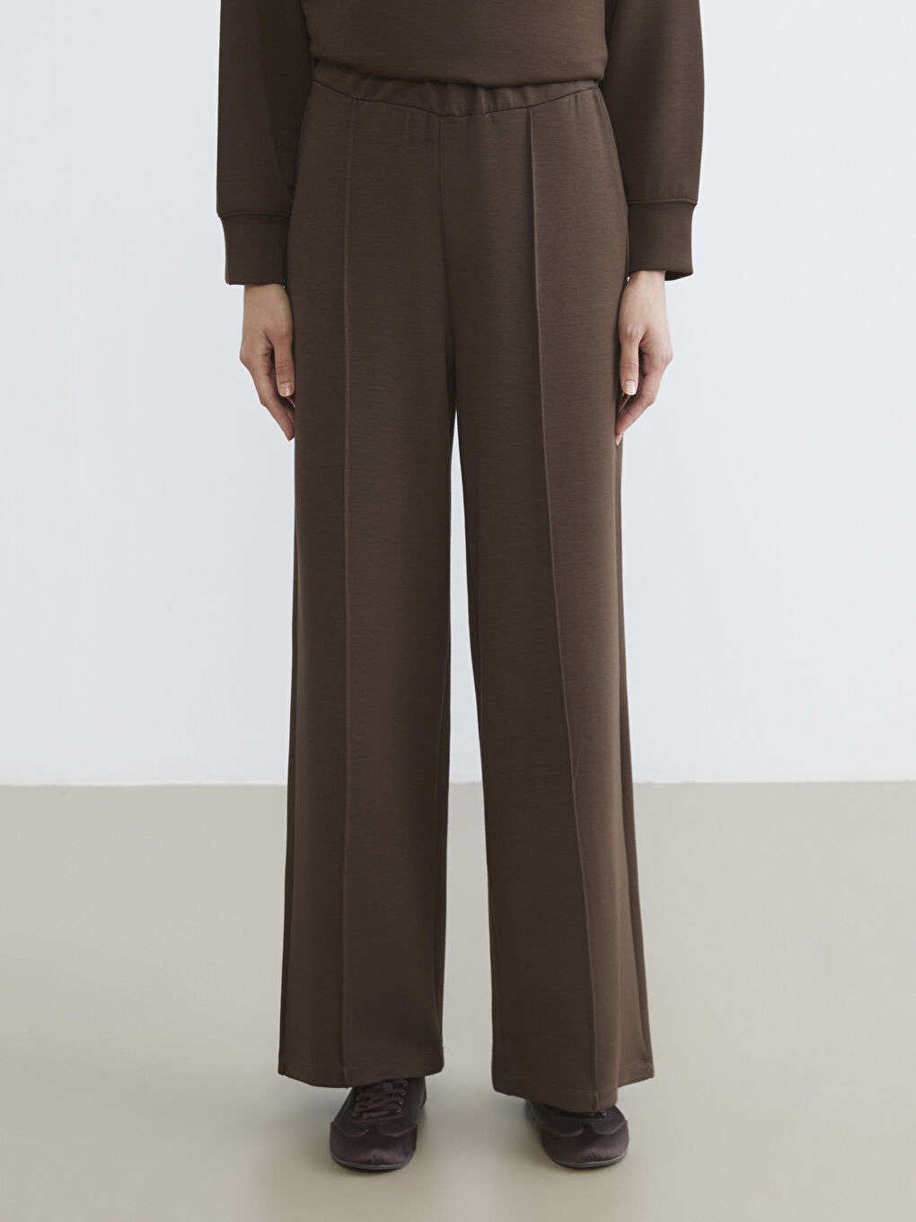 Женские спортивные штаны из смеси модала с эластичным поясом-1