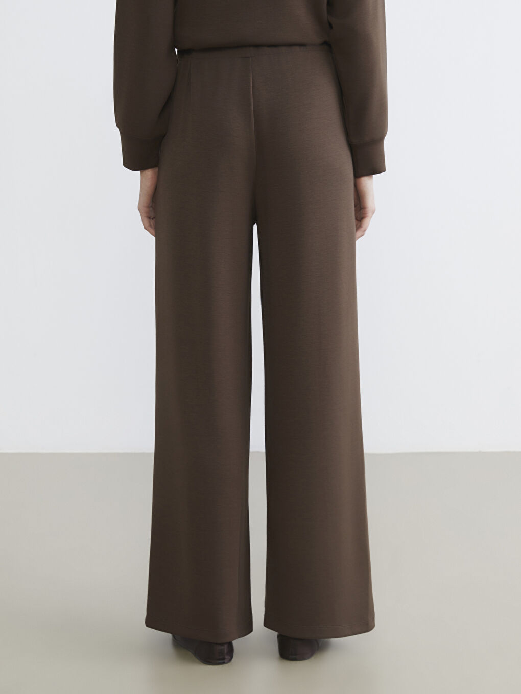 Женские спортивные штаны из смеси модала с эластичным поясом-3