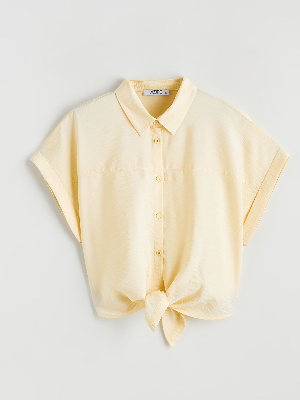 Текстурована кроп-сорочка з аеробіну для жінок-4