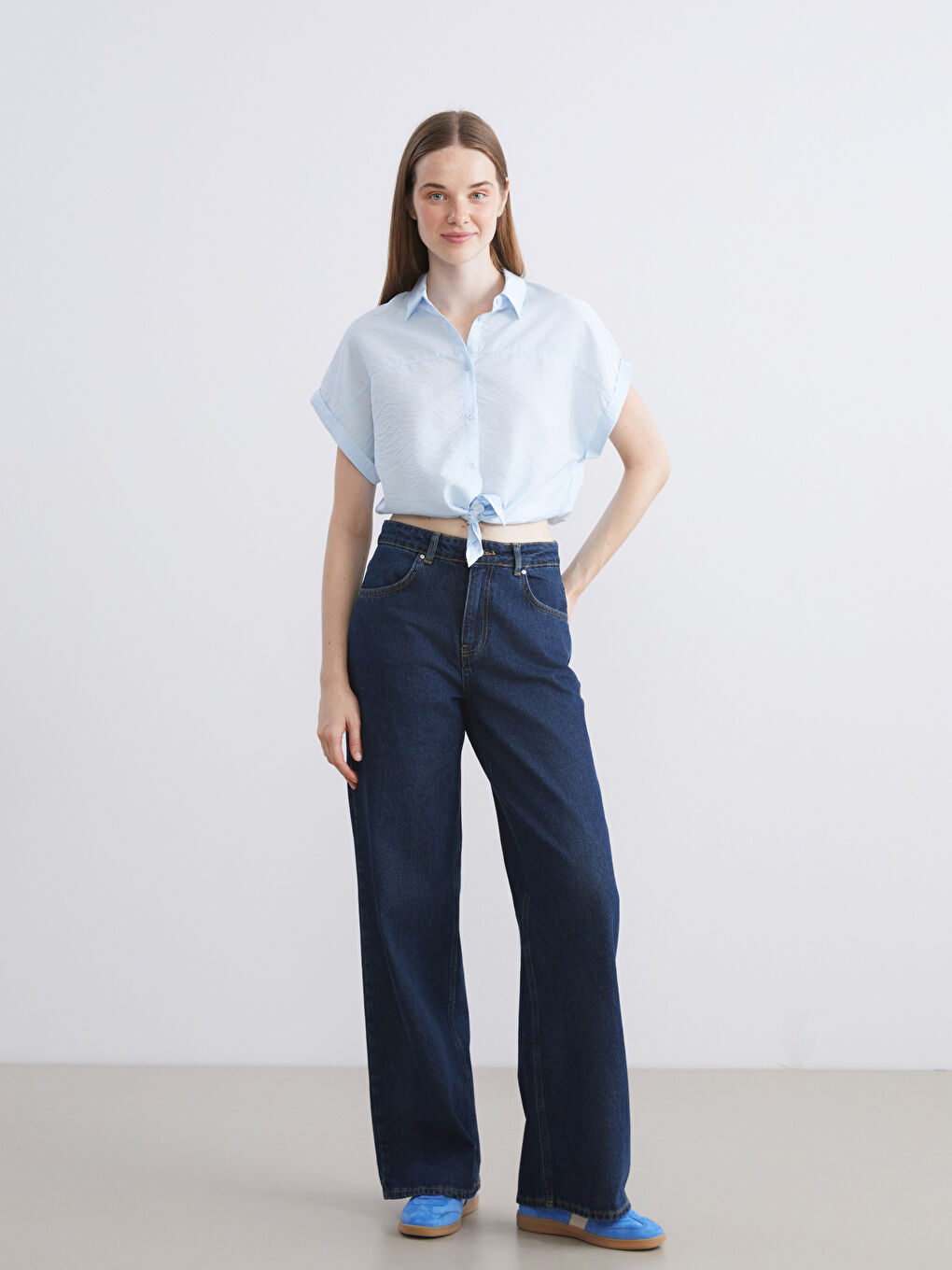 Textured Crop Aerobin Women's Shirt-1