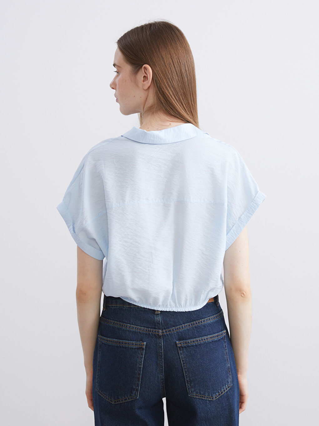 Textured Crop Aerobin Women's Shirt-3