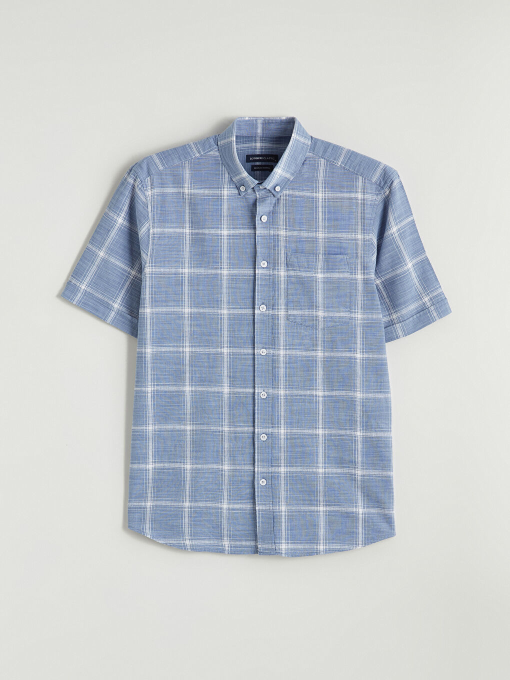 İndigo Regular Fit Kareli Erkek Gömlek-4