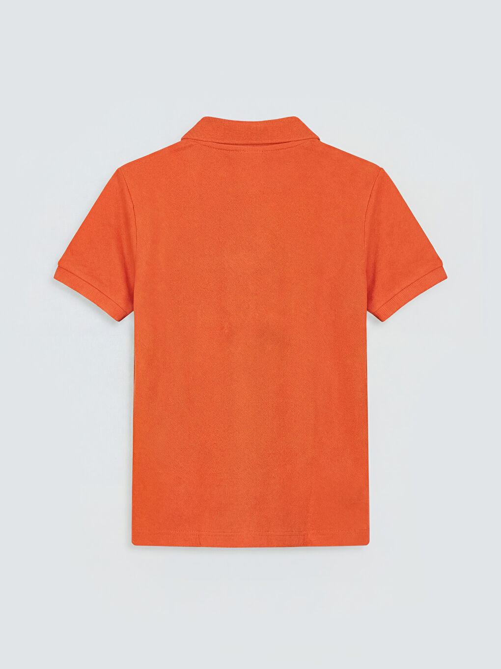 Turuncu Polo Yaka Erkek Çocuk Tişört-1