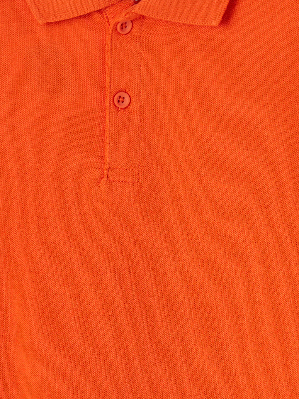 Turuncu Polo Yaka Erkek Çocuk Tişört-2