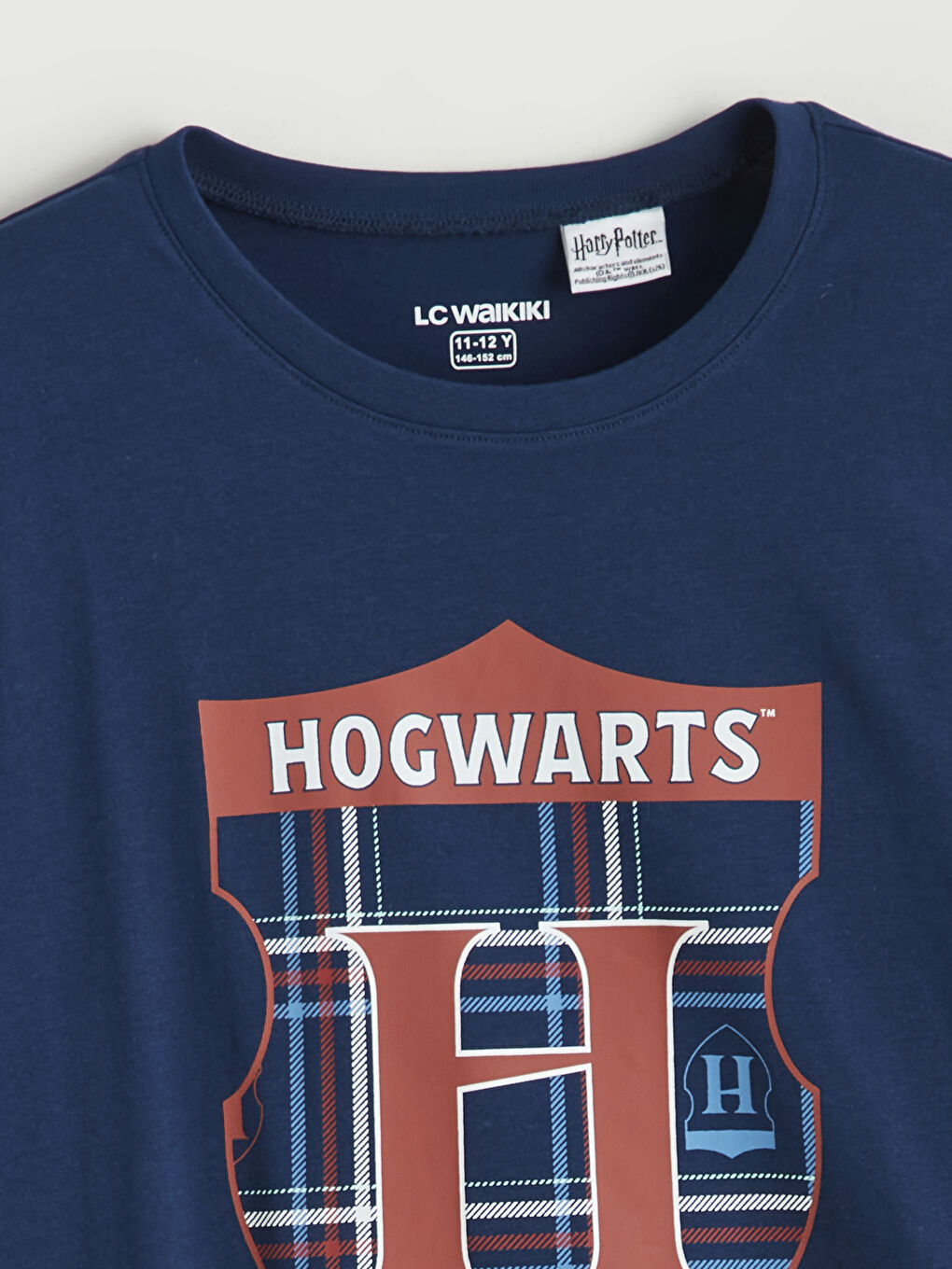 Lacivert Harry Potter Baskılı Erkek Çocuk Pijama Takım-2