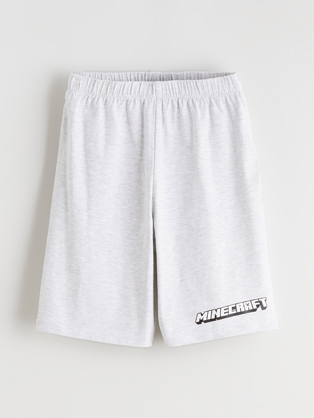 Yeşil Minecraft Baskılı Erkek Çocuk Şortlu Pijama Takımı-4