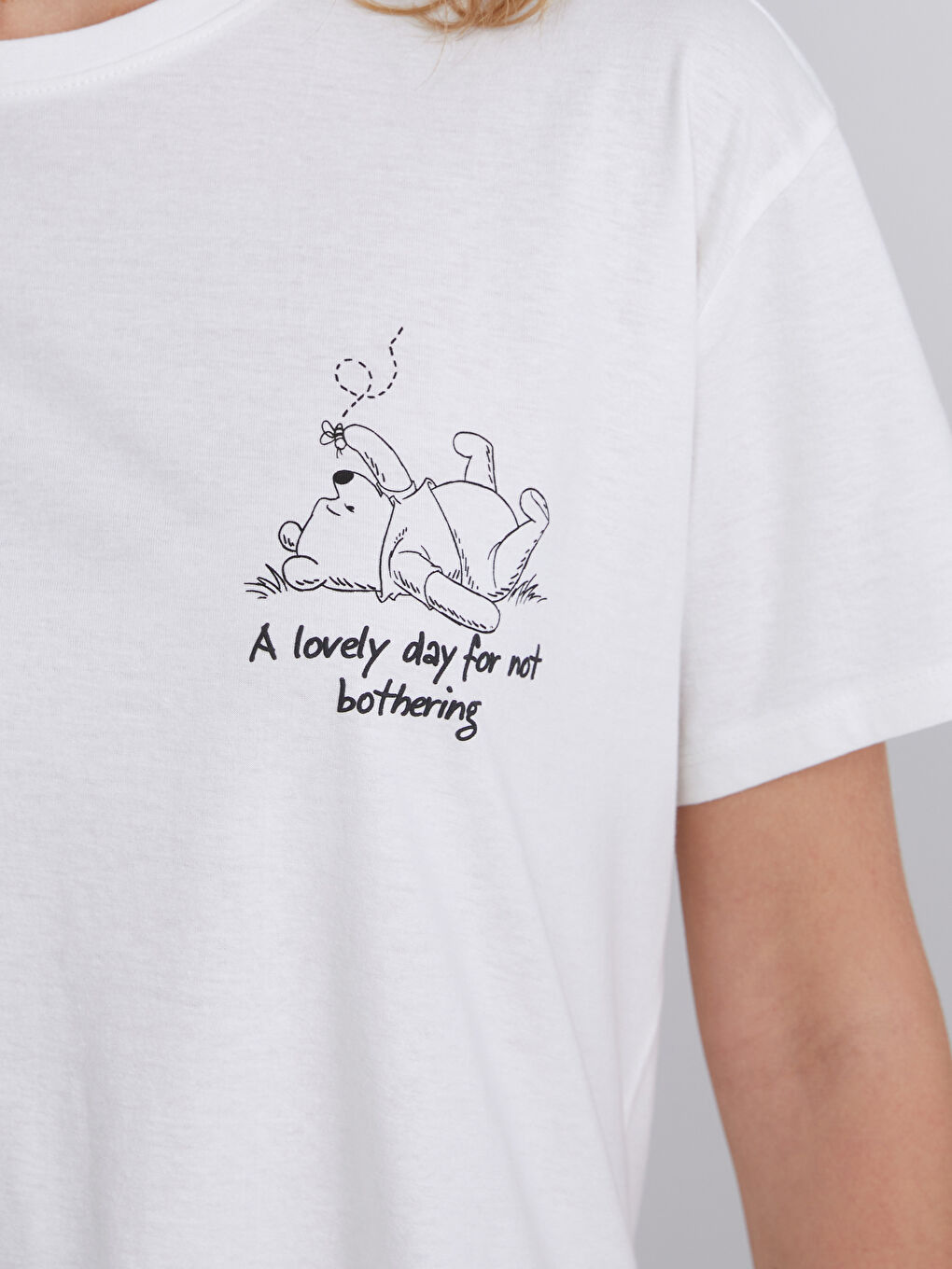 Žena EKRU Majica kratkih rukava-2