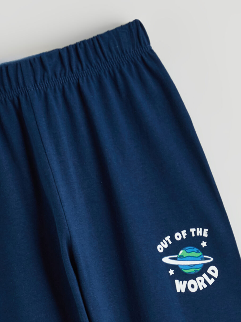 Lacivert Baskılı Erkek Çocuk Jogger Pijama Altı-2