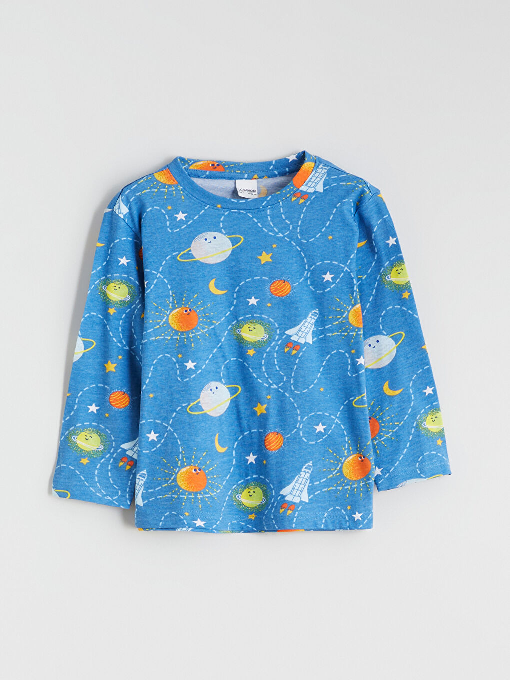 Комплект піжами для хлопчиків з принтом-1