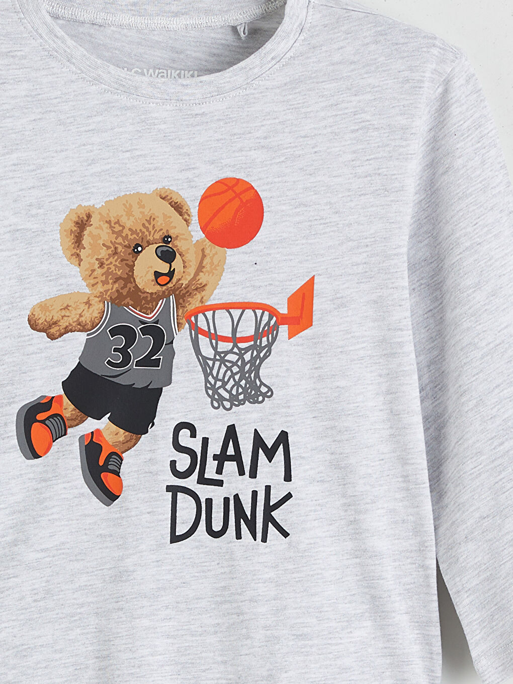 ბიჭი რუხი პიჟამის ნაკრები-5