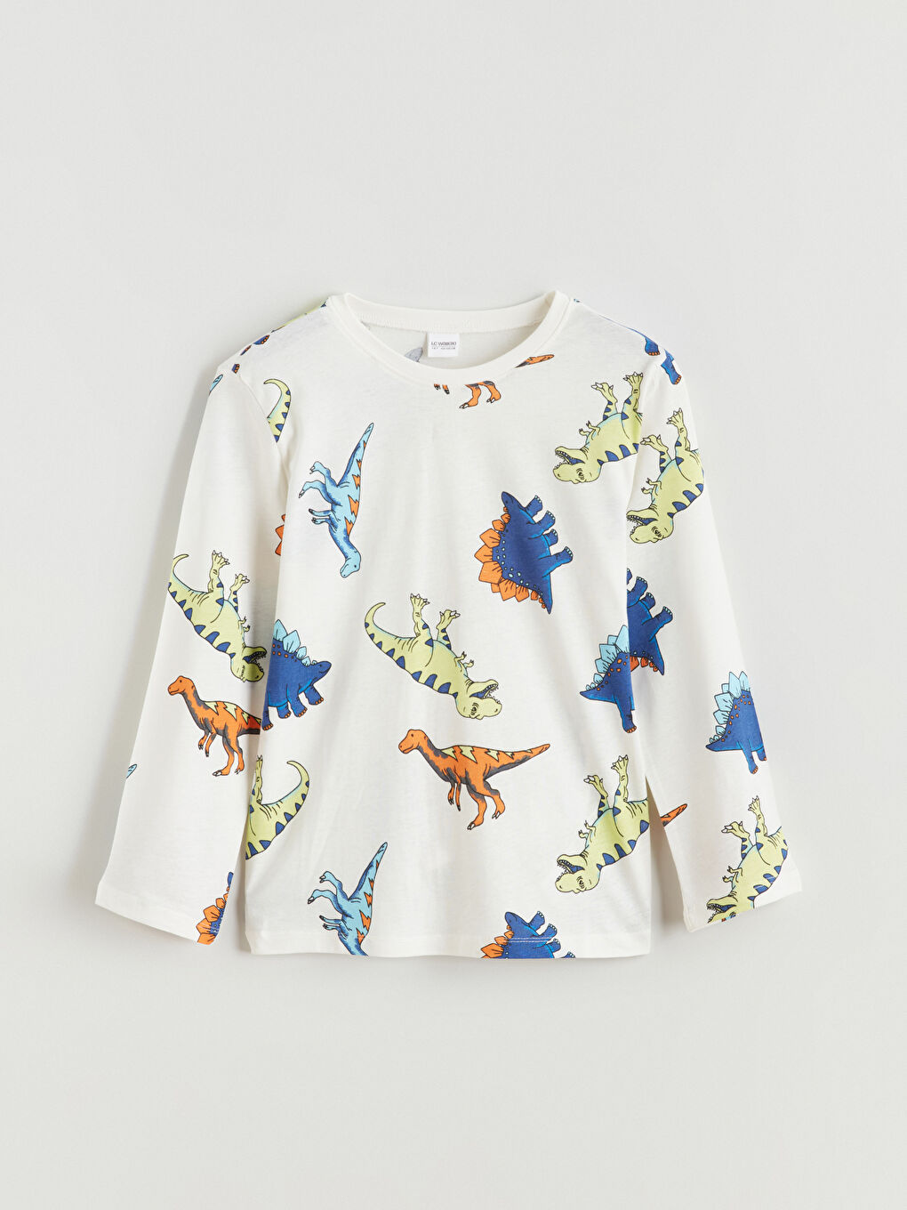 Ekru Baskılı Erkek Çocuk Pijama Takımı-1