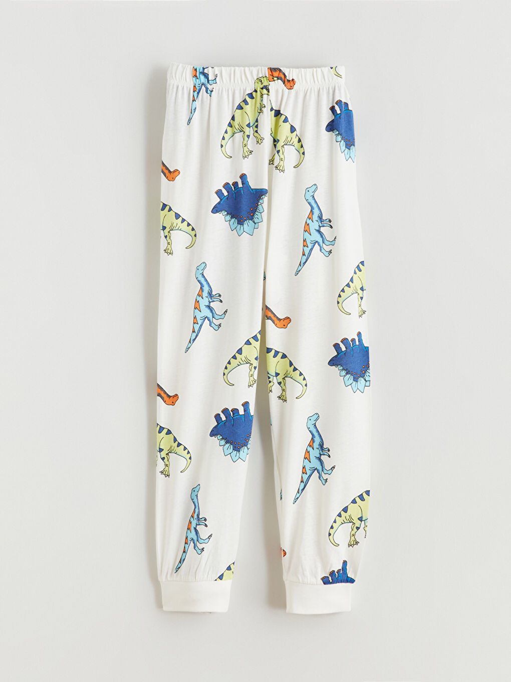 Ekru Baskılı Erkek Çocuk Pijama Takımı-6