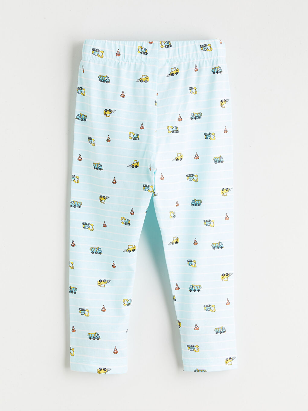 Mavi Bisiklet Yaka Erkek Çocuk Pijama Takımı-3