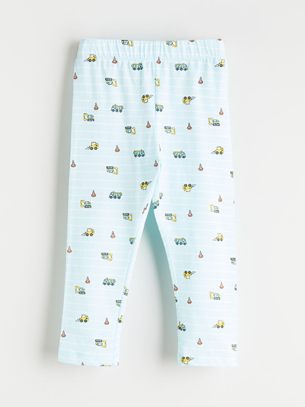 Mavi Bisiklet Yaka Erkek Çocuk Pijama Takımı-4