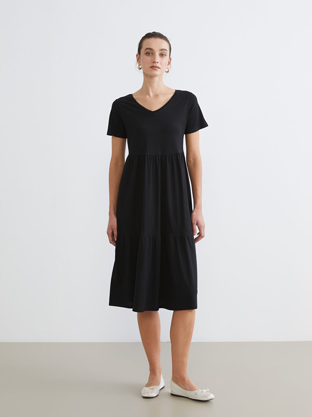 Женщины Черный Платье