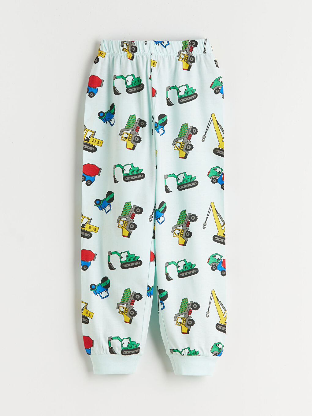 Turkuaz Baskılı Erkek Çocuk Penye Pijama Takımı-3