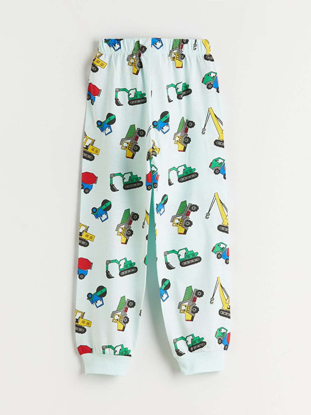 Turkuaz Baskılı Erkek Çocuk Penye Pijama Takımı-4