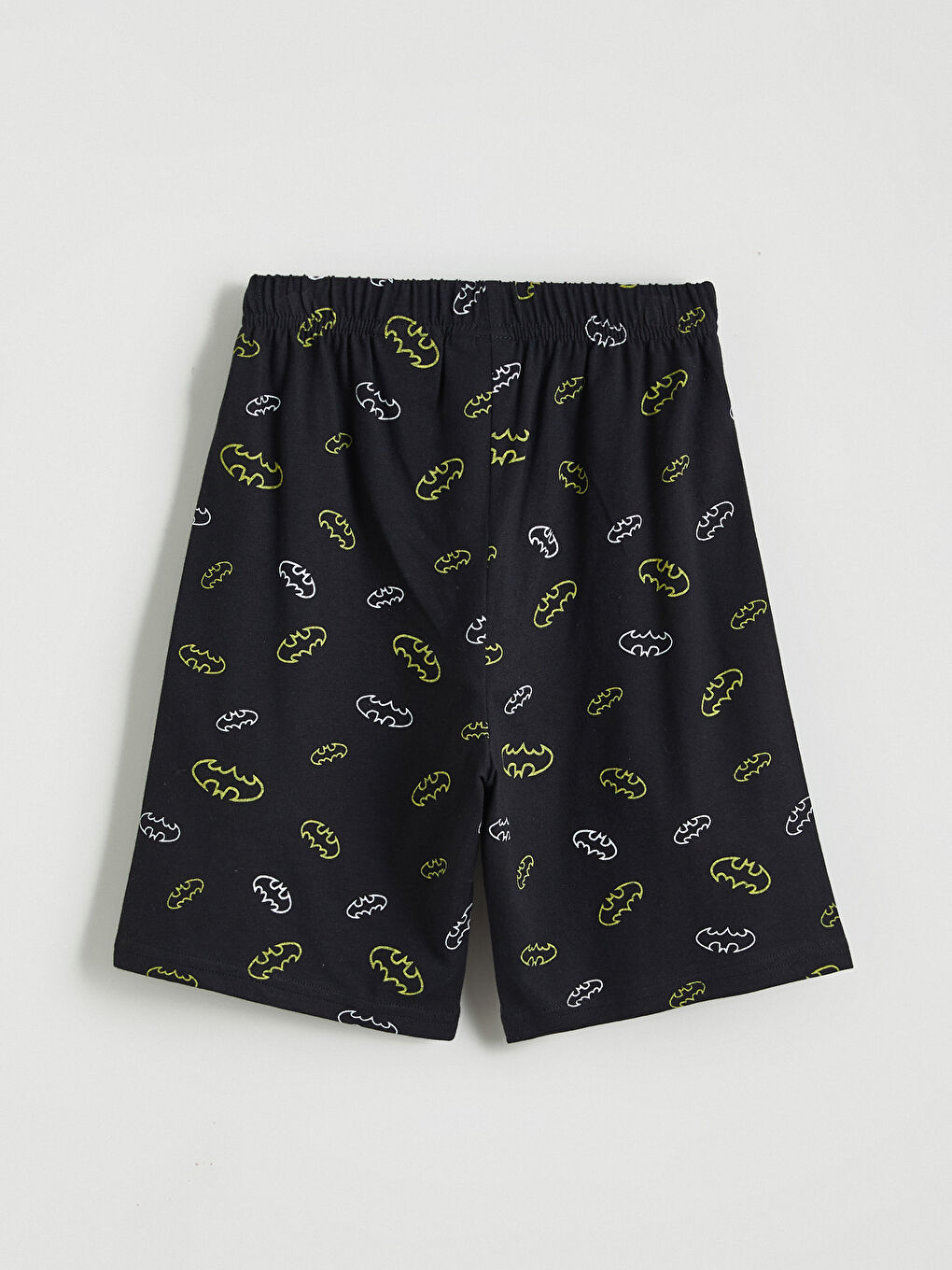 Siyah Batman Baskılı Erkek Çocuk Şortlu Pijama Takımı-6