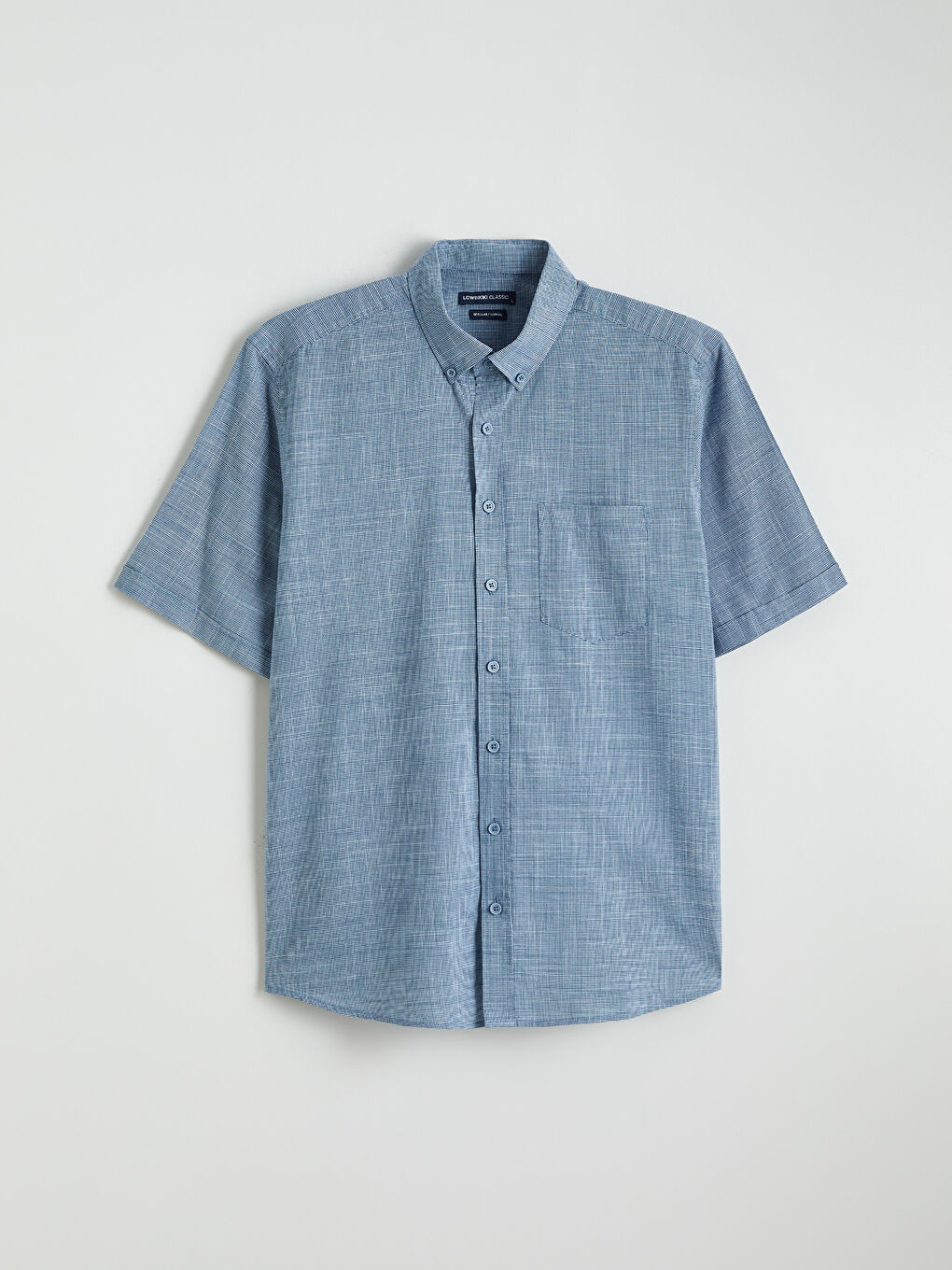 Regular Fit Poplin Men's Shirt-4