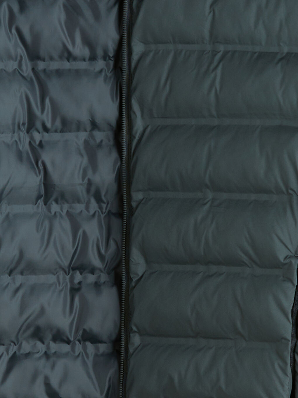 Yeşil Standart Kalıp Erkek Şişme Mont	-6