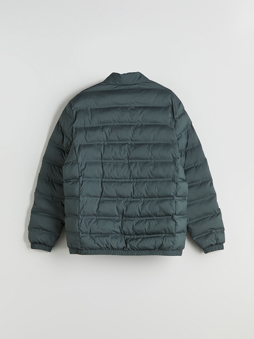 Yeşil Standart Kalıp Erkek Şişme Mont	-7