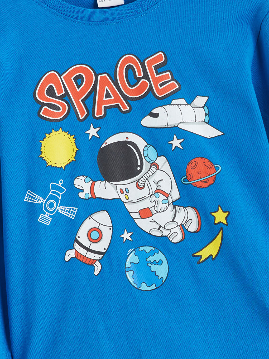 Crew Neck Boys' Pyjama Set-2