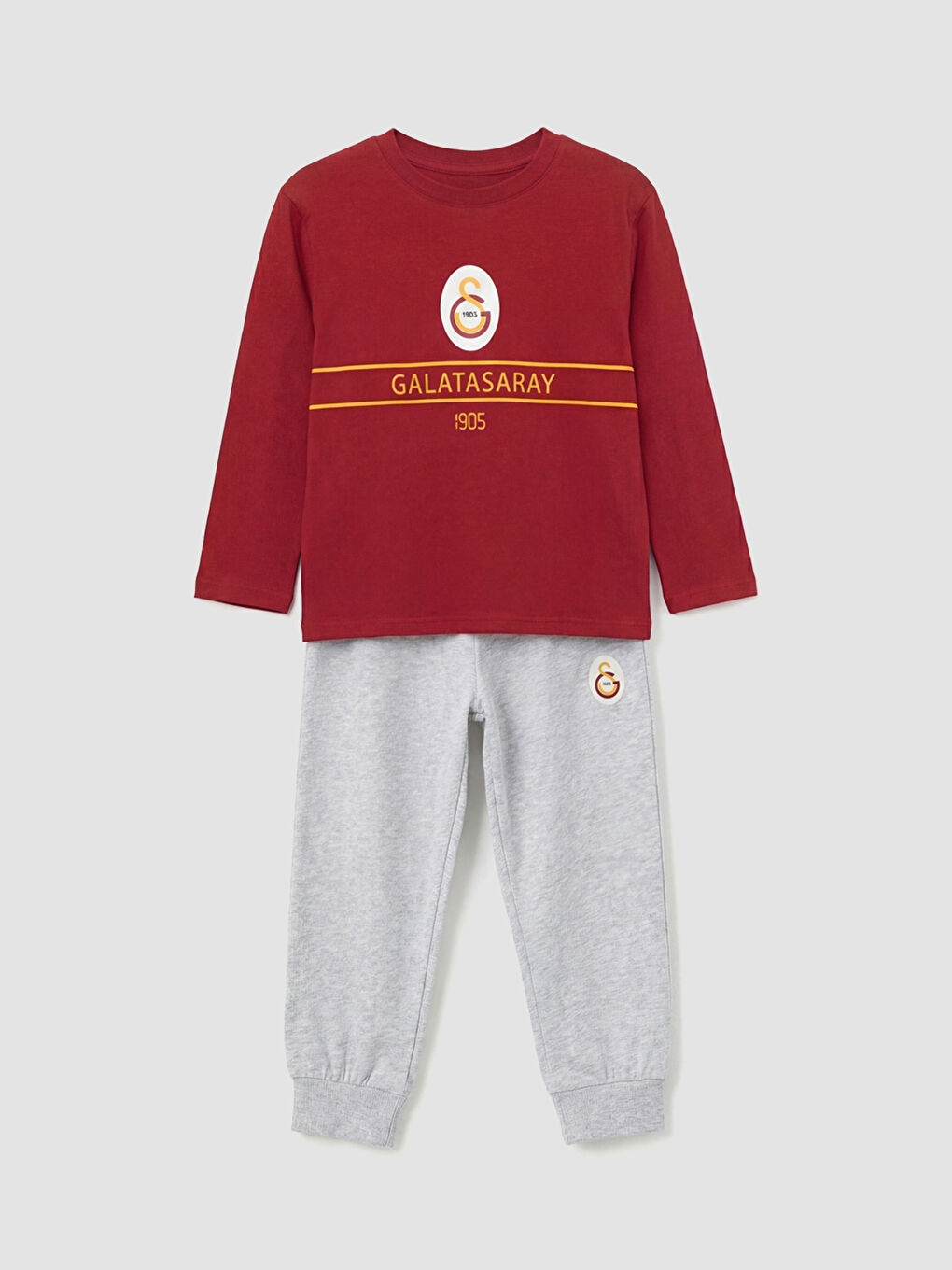 Kırmızı Galatasaray Baskılı Erkek Çocuk Pijama Takım